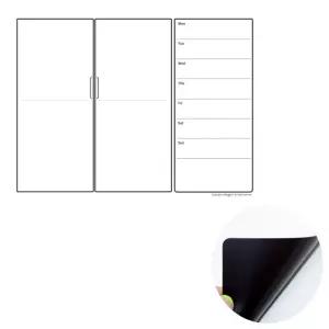 자석류부착 탈부착 일주일 식단표 계획표 화이트보드화이트판 메모패드 게시 냉장고 마그넷