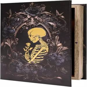 Microkize 장식용 보관함 (주얼리 기념품) 빈티지 가짜 책 모양 리모컨 수납함 애호가를 위한 선물 가정 및