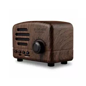 미니 휴대용 블루투스 스피커 LUAZ-185무선 디자인 우드 앤틱 엔틱 용스피커