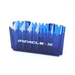 미라클 태클박스 다용도 수납 홀더 블루 낚시보관함소품 케이스 휴대용 용품 필수품 정리