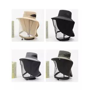 낚시 캠핑용 메쉬 해충 방지 모자 등산 야외활동 자외선차단 쉬모자 통풍 모기장 농업용 정글 방충망 벌레