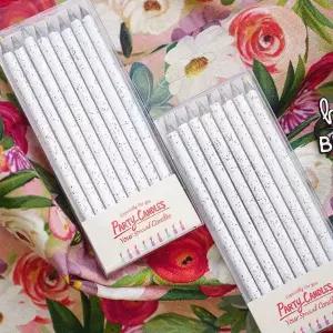 [에이치플러스몰]꺼지지 않는 마술초 리 라이트 위드 글리터 8개입 사무용품