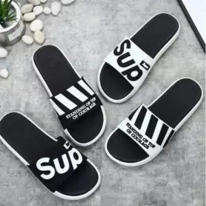 남녀공용 학생 사무실 데일리 레터링 스트랩 슬리퍼실내화 커플 아쿠아슈즈 여성 기능성 학교 통굽 남자 남