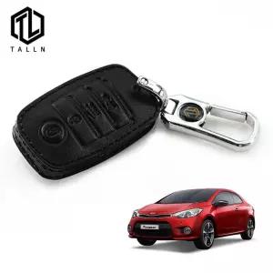 톨른 K3 쿱 4버튼 스마트키 케이스 TK-06자동차 G70홀더 홀더 올뉴K3 BMW3시리즈 F30 가죽케이 스팅어 도난