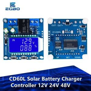 CD60L 태양 전지 충전기 컨트롤러 방전 제어 모듈 저전압 전류 보호 보드 12V 48V