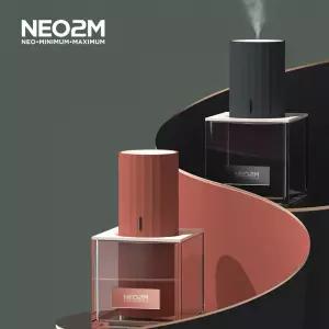 NEO2M 미니 초음파 가습기 H3 간편세척 무드등 네이비휴대하기좋은크기 휴대용 차량 무선 배터리 보틀 사무