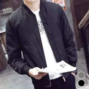 깔끔 디자인 얇은 남자 블루종 점퍼 URD-106간절기룩 멋스러운 댄디 내추럴한느낌 가을옷 바람막이 봄옷 항