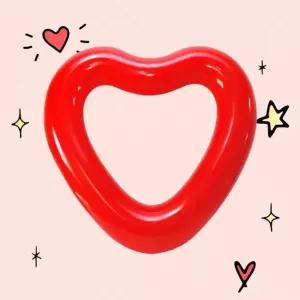 특 대형 두근두근 하트 튜브 수영장 비치 성인 물놀이용품 KC인증이 워터파크 빠지 바다 계곡