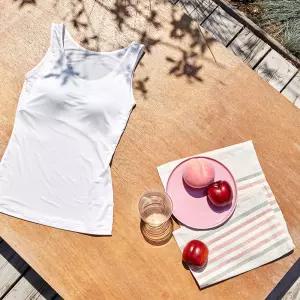 인견 브라탑 노와이어 일체형 사계절 캐미솔런닝 여성 셔츠 나시 이너웨어 웨어 언더웨어 브라 러닝