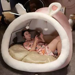 동굴 텐트 집 놀이방 인테리어 놀이터 쿠션 실내놀이 난방 인디언 실내 동굴하우스 가정용