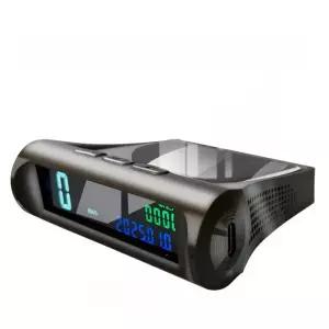 태양광 무선 hud 미터기 차량용 속도 속도계 충전 패널 태양열 내부 차량 다기능 과속