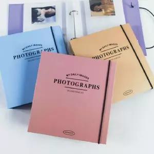 인생 포토 앨범 네컷 사진첩초음파 커플 포토북 카드 접착식 바인더