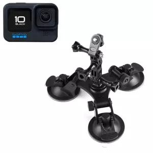 GOPRO10 호환 차량 블랙박스 석셕컵 마운트 고프로10캠흡착거치대 유리 액션 액용 고브라켓 브라
