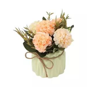 수국 조화 화분 피치 인테리어 홈가드닝 플랜 인꽃 장식 원예용품 소품 가드