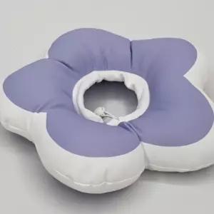 꽃모양넥카라 피는 강아지 고양이 쿠션 수술용품 수술용 애견목 커버 깔때기