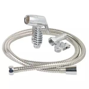 원터치스프레이건 2.0m 황동호스 욕실 미니건세트코일 청소건 변기 화장실용품 변기기 강력한샤워헤드