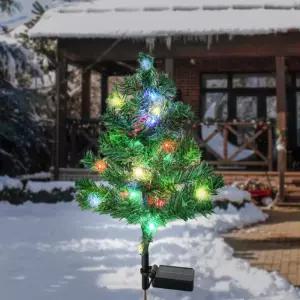 도토로 태양광 LED 트리 컬러 믹스크리스마스나무 장식 인테리어 장식용