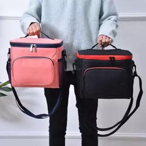 캠핑 대용량 도시락 가방 깔끔 크로스 보냉백아이스 쿨러 보냉 휴대용 소풍 보온보냉 아이스