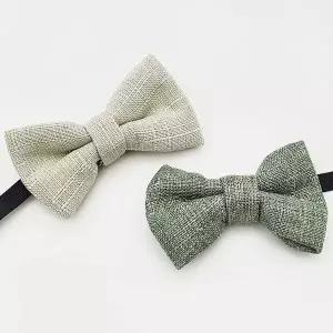 린넨 컬러 보타이