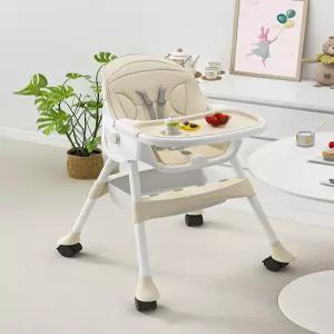 제이펀 스토어 휴대용아기의자 원목아기의자