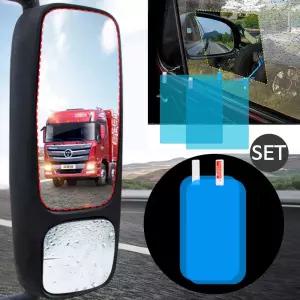 대형버스 사이드미러 방수필름+운전석 SET트럭 차량용 안개방지 습기 시야확보