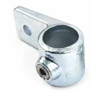 다용도 파이프클램프 실버 인테리어 조립조인트 파이프랙 소켓 메탈 스텐 원형 자재 배관 아시바 연결