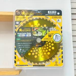 OTOKO예초기 원형톱날 10인치그라인더휠 그라인더 체인커터 목각컷 나무조각