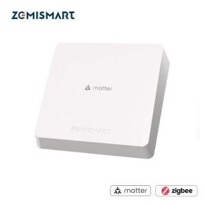 Zemismart Matter 스레드 허브 Zigbee Gateway 스마트 홈 브리지 Tuya Smart Life 앱과 함께 작동 Google H
