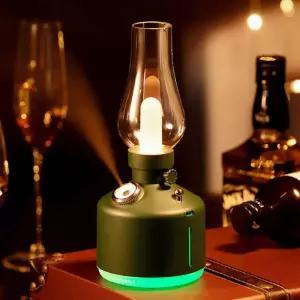 (웰스온) 라이프 USB 무선 무드등 가습기(280ml) (그린)테이블 집들이선물 탁상용 등가 USB등 인테리어등