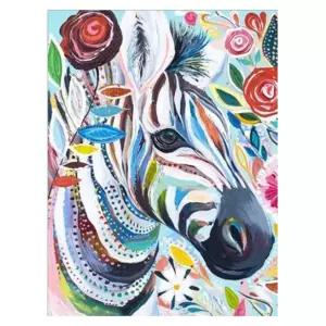 (OH) OH-M 명화 유화그리기 A-273 얼룩말 아트 40x50팝 홈인테리어 그림그리기세트 액자만들기 셀프페인팅