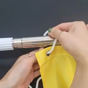 [골드스마일]플라스틱 커튼링 C형 커튼고리 화이트