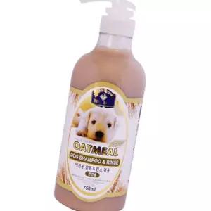 강아지샴푸 750ml 오트밀 수분공급 개목욕애견린스 펫샴푸 반려 냄새제거 털관리 동물 애완 비린내 용품 비