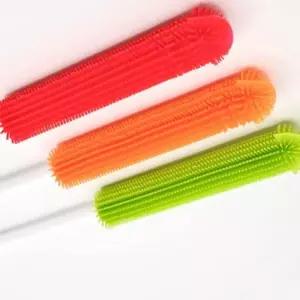 [골드스마일]페트병솔 대 입구 좁은 실리콘 슬림형 41cm 긴막대형