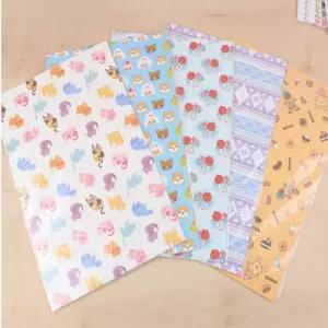 랜덤 선물 포장지 (10p)x20 유치원선물 어린이 봉투 생일 간식 답례품 양말 어린이집