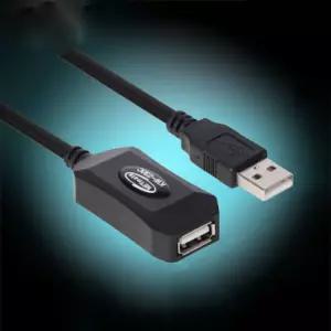 무전원 리피터 신호 공유기 리시버 리모트 USB2.0 5m외장하드케이블 프린터 USB 장비 무리피터 05M 산업용
