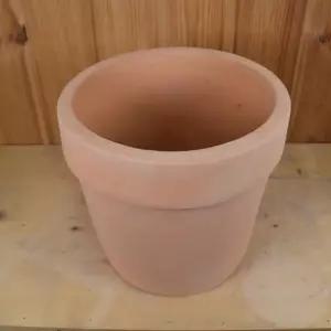 모던레시피 수제 빈티지 테라코타 토분 턱원형 25x23cm식물화분 꽃화분 베란다 인테리어 디자인 원예 무지