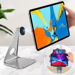 태블릿 PC거치대 360도 각도조절 갤럭시탭 아이패드폰 자바라 접이식 휴대용 핸드 테블릿 거치대