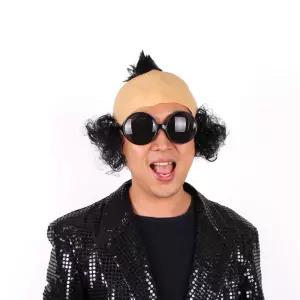 파티가발 대머리꼭지가 할로윈 크리스마스 이벤트엽기가 소품 의상 변신용품 연극 스티커사진가 변장 변장