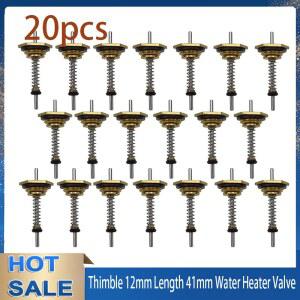 20PCS 온수기 부품 예비 교체 가스 골무 보일러 12MM 워터 LPG 밸브 41MM 길이