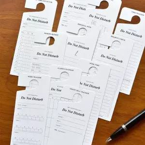 두낫디스터브 메모 북마크 (방해금지 생산성 메모 플래너) 사무용품