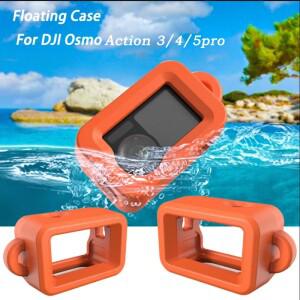 DJI호환 오즈모 액션 3/4/5pro용 방수 다이빙 플로팅 케이스 플로티 보호 커버 플로트 쉘 프레임 카메라 액
