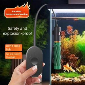 어항 히팅 로드 자동 온도 조절 히터 소형 전기 방폭 쿼츠