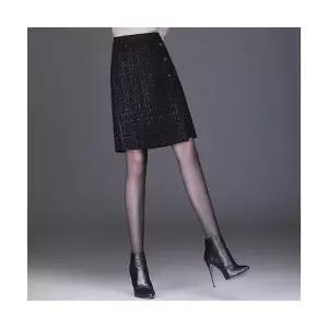 스커트 여자 모직 캐주얼 라인 언밸런스 추동 랩 여자치마 정장 CH1