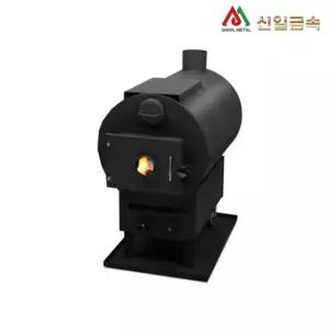장작나무 화목난로 30평 내열페인트 내열 유리창 하우스 실내용 난로