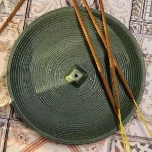 접시형 스틱 홀더 인센스 그린