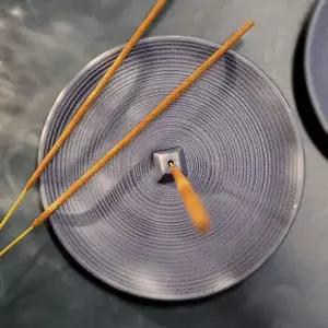 인센스 스틱 접시형 블루 홀더