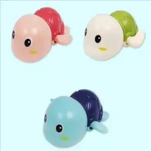 모던퍼스트 헤엄치는 태엽 거북이 색상랜덤 낱개 1개 물놀이장난감