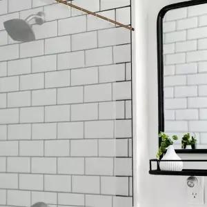 [에이치플러스몰]투명 PEVA 커튼 샤워 대