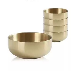 키친아트 금상첨화 티타늄 이중 국대접 13.3cm 5세트 음식점