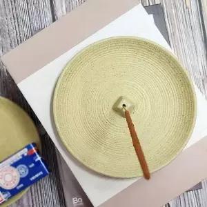 [에이치플러스몰]홀더 스틱 옐로우 접시형 인센스